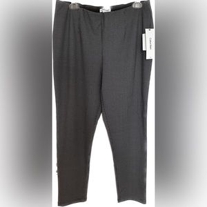 NWT Calvin Klein Pull on Gingham Plaid Pants